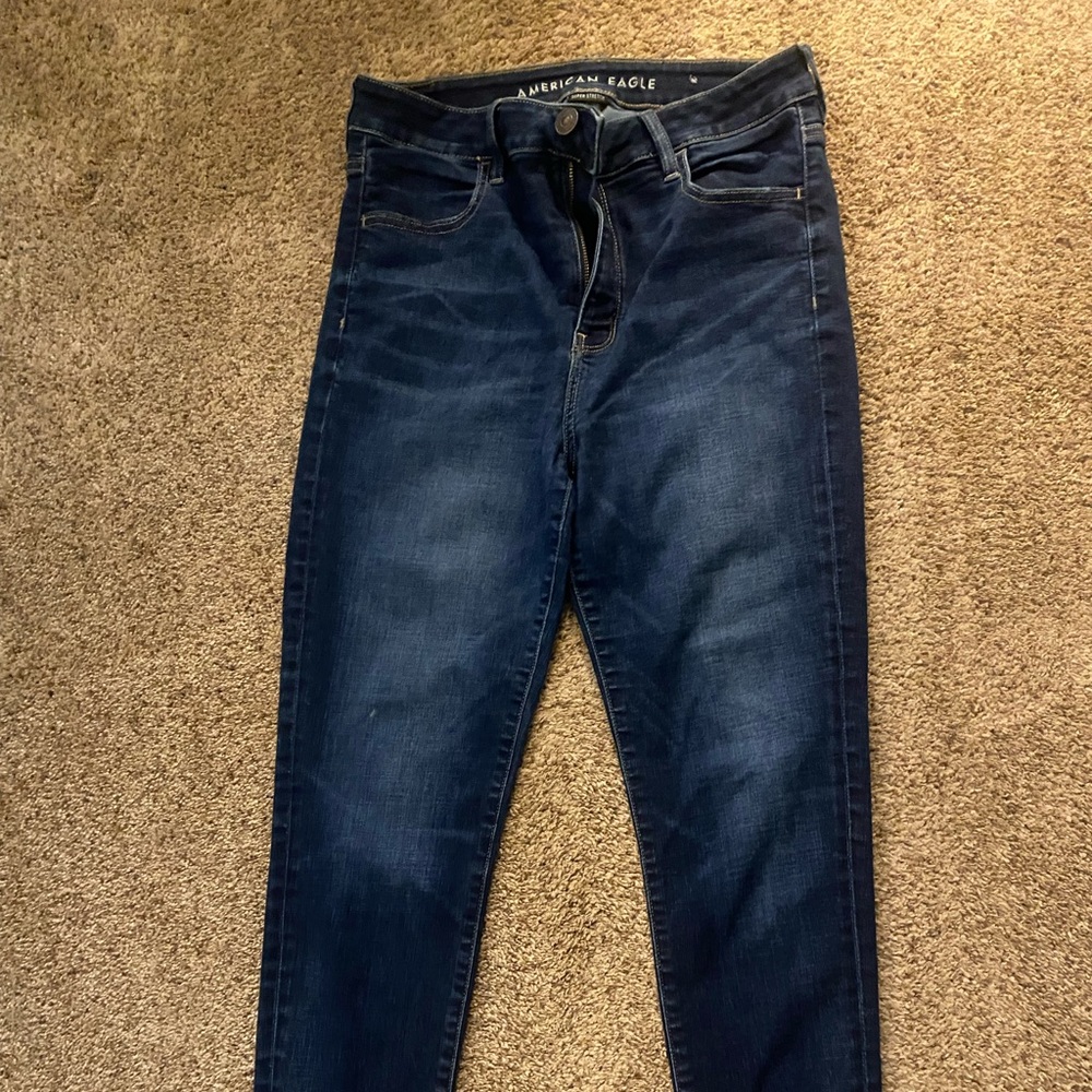 American eagle skinny jeans size 14 stretch